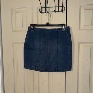 Sky and Sparrow Dark Blue Mini Skirt